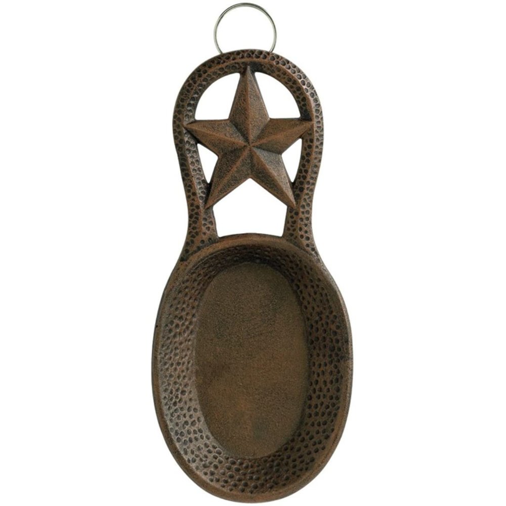 Old Dutch Antique Copper Star Spoon Rest
